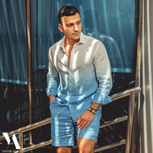 Charger l'image dans la galerie, Shaded Linen Set - Blue