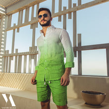 Charger l'image dans la galerie, Shaded Linen Set - Green