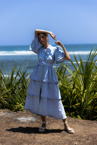 Look 24: Blue Butterfly