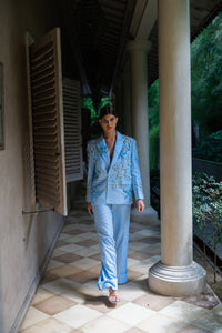 Look 12: Blue Corals and Sea Stars (Jacket)