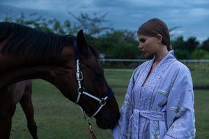 Look 15: Night Sea Stars and Sands