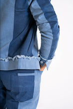 Load image into Gallery viewer, Classic Blue &amp; Blue Denim Jacket
